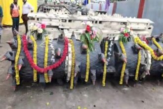 Inauguration of new Continuous Miner Machine at NCPH Mines of SECL Chirmiri Area