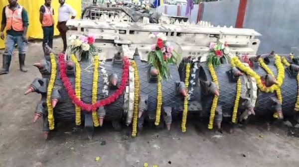 Inauguration of new Continuous Miner Machine at NCPH Mines of SECL Chirmiri Area