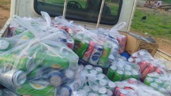 Bhaampur: Large amount of illegal liquor recovered from the house; accused absconding