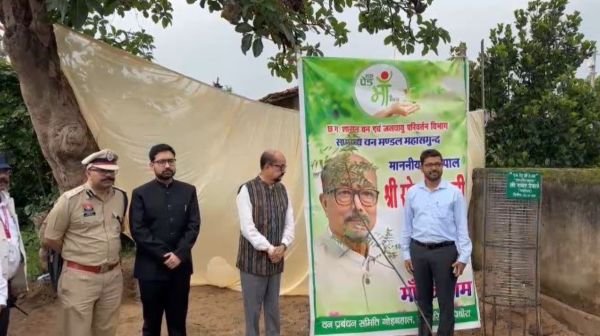 Governor Ramen Deka's visit to Pithora