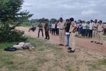 Katghora: An unknown body found soaked in blood near Bankimongra Electricity Office