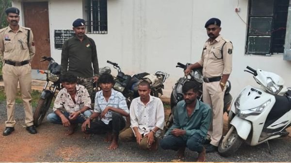 Dhamtari: Magarlod police busted bike thief gang
