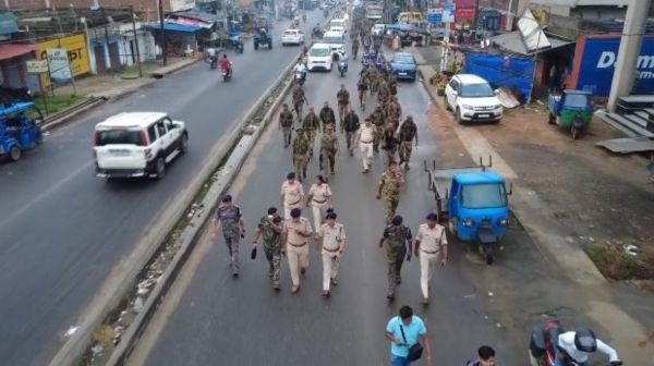 Flag march took place in Giridih, administration alert regarding Muharram – message of harmony and peace
