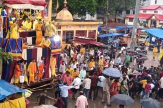 Mahaprabhu Jagannath reached Srimandir from Janakpuri