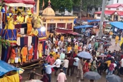 Mahaprabhu Jagannath reached Srimandir from Janakpuri