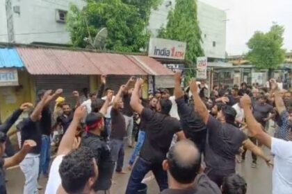 Preparation for Tajia procession on Muharram in Raigarh