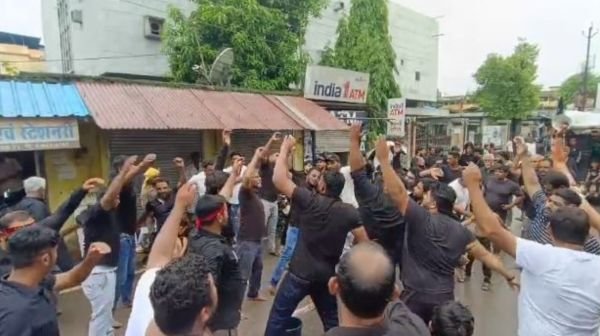 Preparation for Tajia procession on Muharram in Raigarh