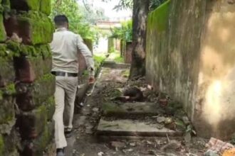 Katghora: Second murder in Bankimongra, panic created after finding half burnt dead body