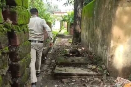 Katghora: Second murder in Bankimongra, panic created after finding half burnt dead body