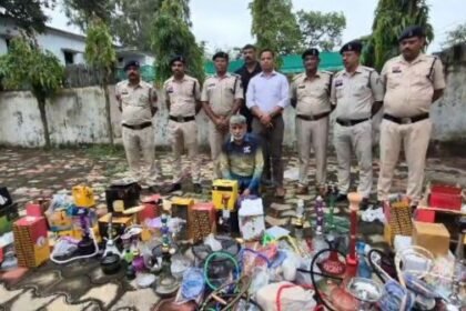 Durg: Police launched a campaign against illegal hookah bars