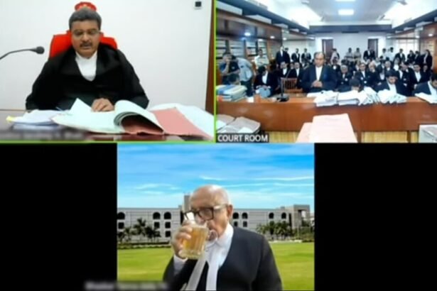 गुजरात हाईकोर्ट की सुनवाई में सीनियर वकील ने पी बीयर, कोर्ट ने की अवमानना कार्यवाही शुरू