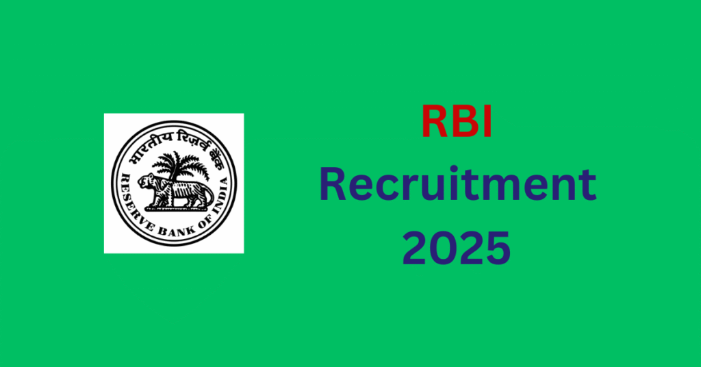 RBI Recruitment 2025