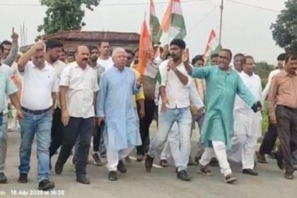 Congress district president made serious allegations in Ramanujganj