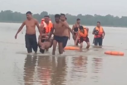 A young man died a painful death while bathing in Golda Nala reservoir