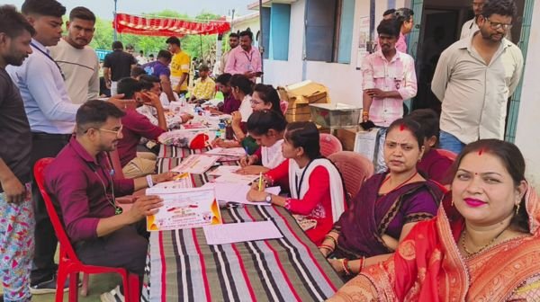 Rajnandgaon: Public service program in memory of martyr Ritesh Vaishnav