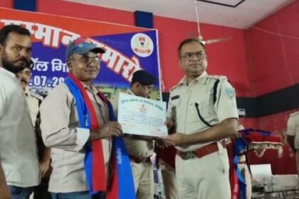 Police friends were honored in Giridih