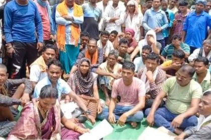 Villagers' anger erupted on Antagarh-Narayanpur highway