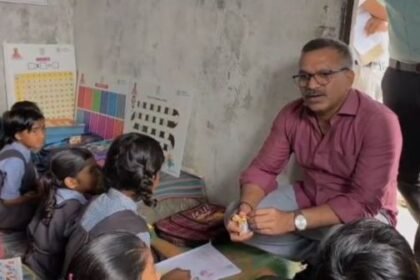 Sarguja collector in action mode, village secretary suspended after seeing dilapidated school