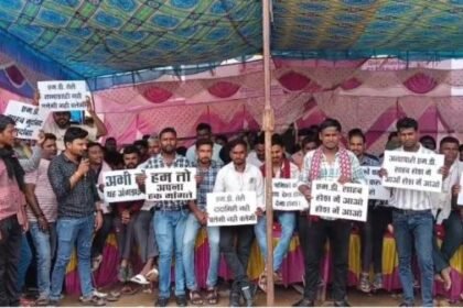 Kawardha: 250 workers lost their jobs, protests continue