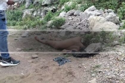 Bilaspur: Sensation due to finding the crushed head body of a youth in a dolomite mine