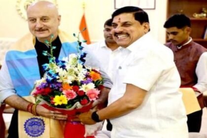 Actor Mr. Kher met Chief Minister Dr. Yadav