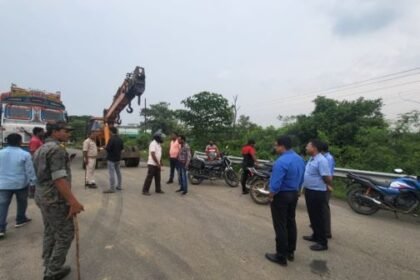 Intensive vehicle checking was carried out on Chano Bridge, action was taken against 55 drivers