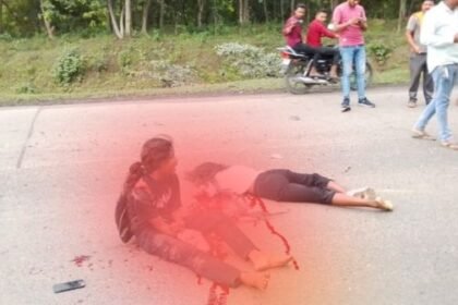 Breaking: Horrific road accident in Katghora police station area on Pali-Deepka road