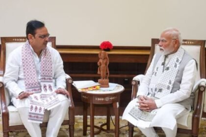Chief Minister Bhajan Lal Sharma met Prime Minister Narendra Modi