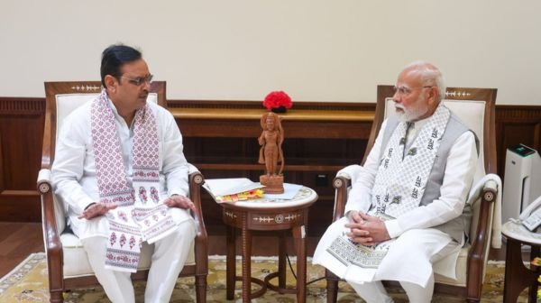 Chief Minister Bhajan Lal Sharma met Prime Minister Narendra Modi