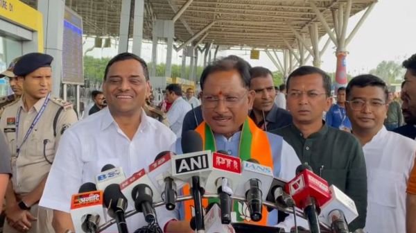 Raipur Breaking: Chief Minister Vishnudev Sai leaves for Delhi tour