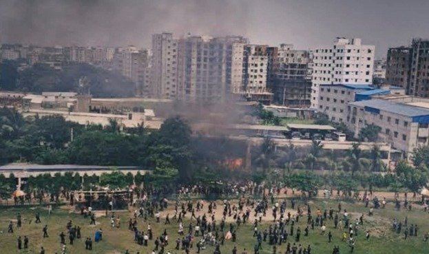Major Air Force Jet Crash in Dhaka