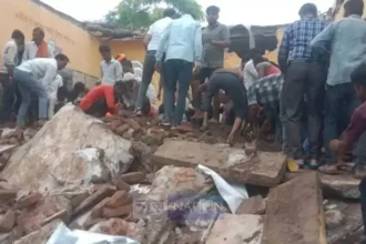 झालावाड़ में स्कूल की छत गिरने से बड़ा हादसा, 4 बच्चों की मौत, 17 घायल – रेस्क्यू ऑपरेशन जारी