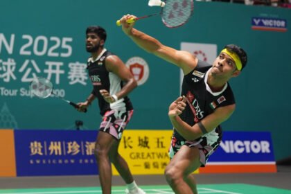 चाइना ओपन 2025: सात्विक-चिराग की जोड़ी सेमीफाइनल में, उन्नति हुड्डा का शानदार सफर समाप्त