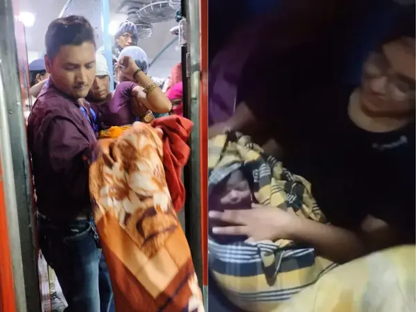 चलती ट्रेन में महिला ने दिया बच्चे को जन्म: ग्वालियर स्टेशन से पहले महिला यात्रियों ने कराई डिलीवरी