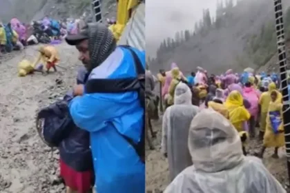 अमरनाथ यात्रा मार्ग पर भूस्खलन से एक श्रद्धालु की मौत, 10 घायल | आज यात्रा स्थगित