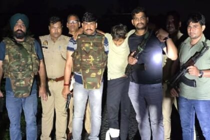 झांसी एनकाउंटर: शादी की सालगिरह पर लूटने वाले बदमाश को गोली लगी, नाबालिग साथी गिरफ्तार