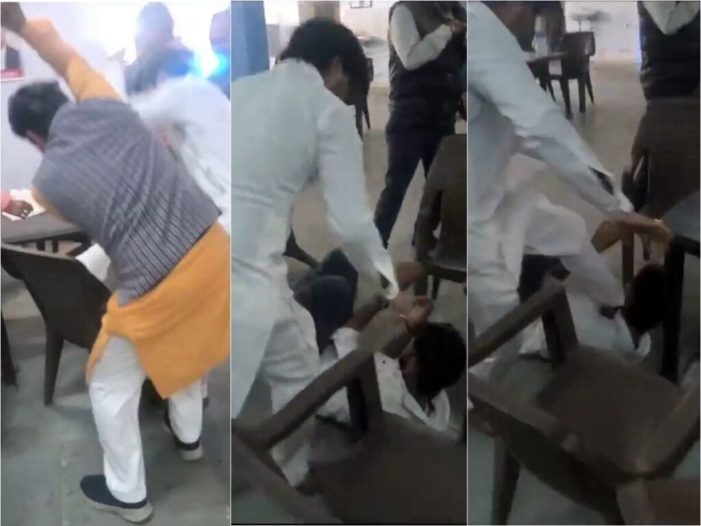 भिंड में मुस्लिम युवक की पिटाई