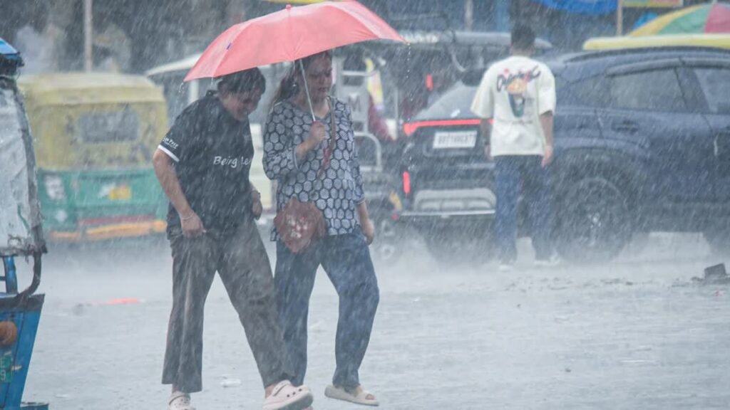 मऊगंज में बारिश