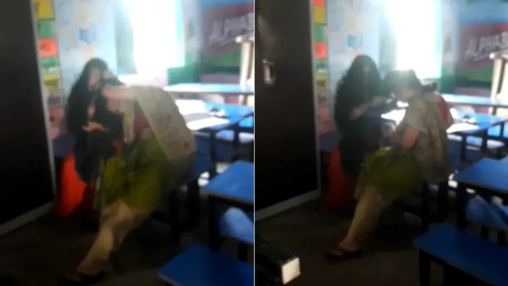 सीतामढ़ी स्कूल में 'WWE स्टाइल' हाथापाई