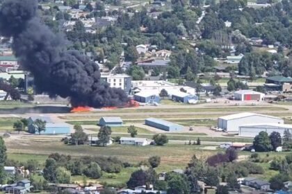 अमेरिका में विमान हादसा: मोंटाना एयरपोर्ट पर दो प्लेन टकराए, आग लगने से मचा हड़कंप