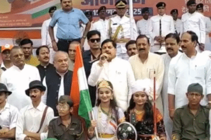 ग्वालियर में सीएम मोहन यादव के नेतृत्व में भव्य तिरंगा यात्रा, हर घर तिरंगा अभियान से गूंजा शहर