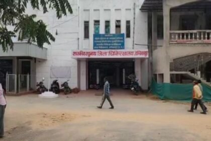 Ambikapur Medical College Hospital in trouble due to rain