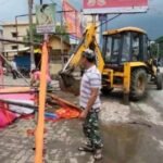 Hazaribagh: Anti-encroachment drive launched in Gandhi Maidan area