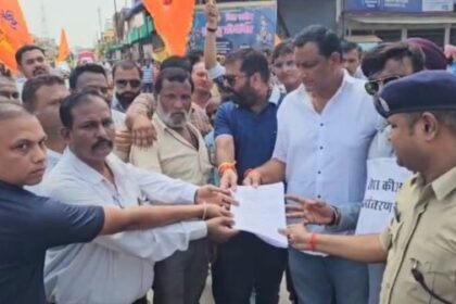 City closed in protest against religious conversion and illegal infiltration in Bhanupratappur