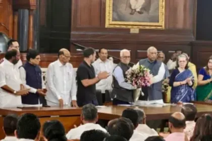 विपक्ष के उपराष्ट्रपति उम्मीदवार बी सुदर्शन रेड्डी आज दाखिल करेंगे नामांकन, बड़े नेता रहेंगे मौजूद