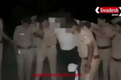 Firozabad: Gangster Waris arrested in encounter, shot in leg, pistol, cartridges, bike seized