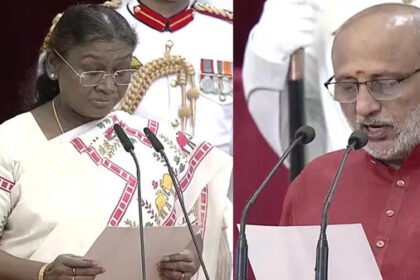 भारत के 15वें उपराष्ट्रपति बने सीपी राधाकृष्णन, राष्ट्रपति भवन में हुआ शपथ ग्रहण समारोह