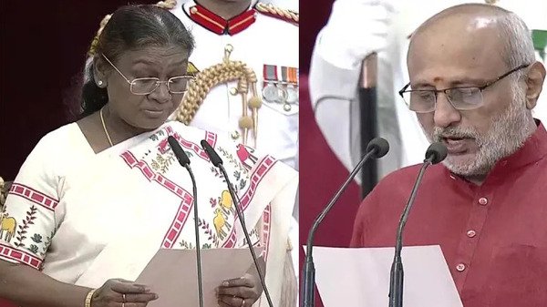 भारत के 15वें उपराष्ट्रपति बने सीपी राधाकृष्णन, राष्ट्रपति भवन में हुआ शपथ ग्रहण समारोह