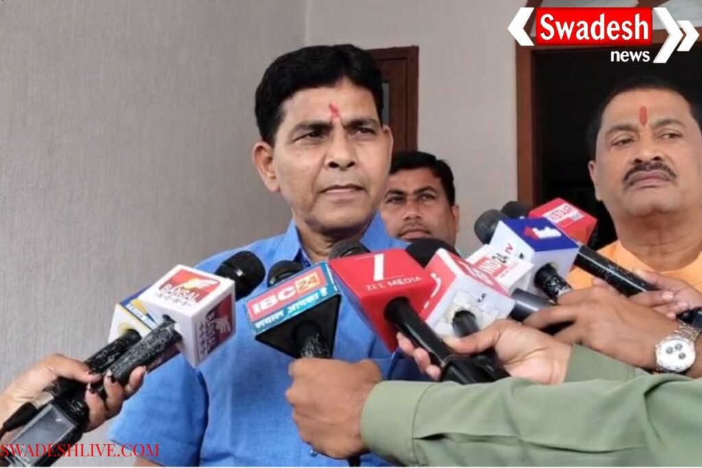 Crops damaged due to less rainfall: Statement of Revenue Minister Tank Ram Verma