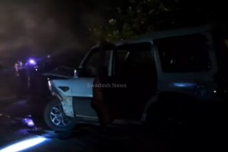 Ambikapur Breaking: Two Scorpio vehicles collided on NH-43, 6 people injured